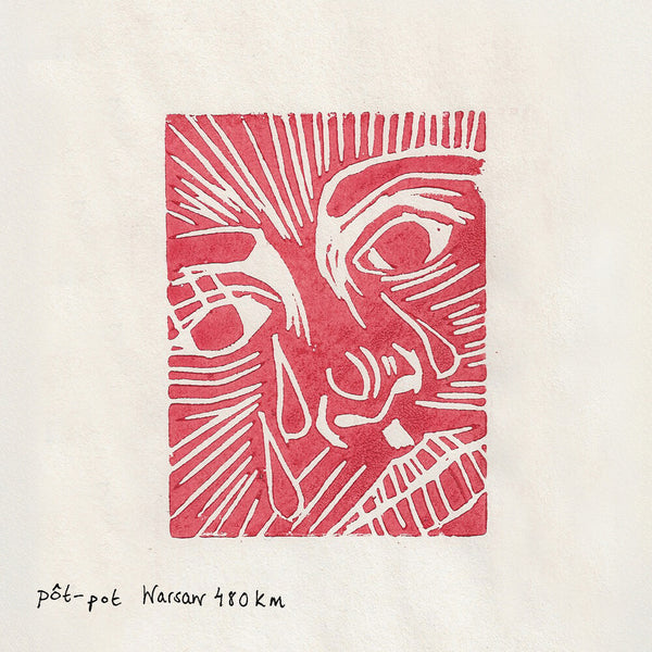 the album cover for pot-pot - Warsaw 480km [Cherry Red LP]