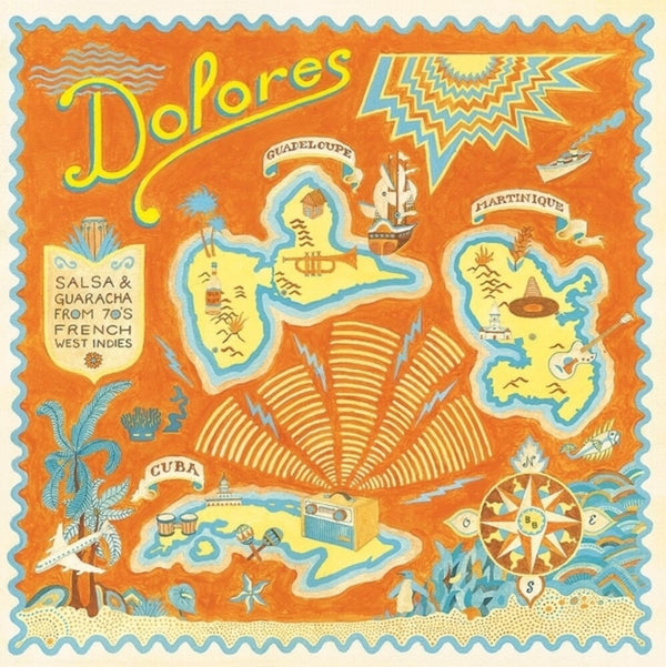 the album cover for Dolores: Salsa & Guaracha From '70s French / Var - Dolores: Salsa & Guaracha From '70s French / Var