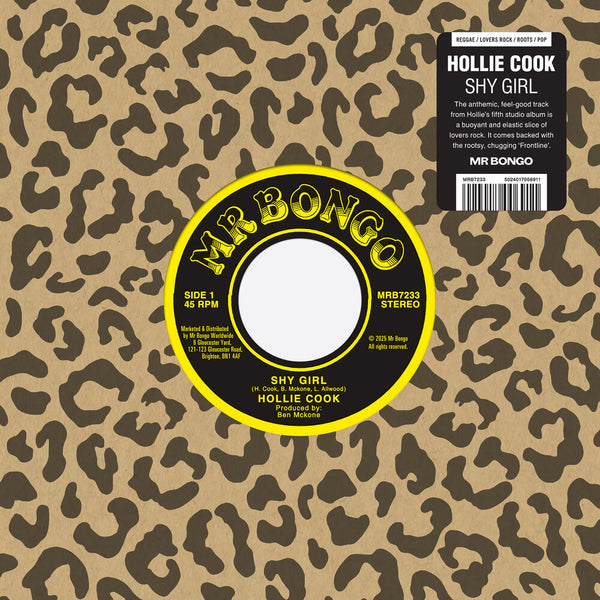 the album cover for Hollie Cook - Shy Girl / Front Line