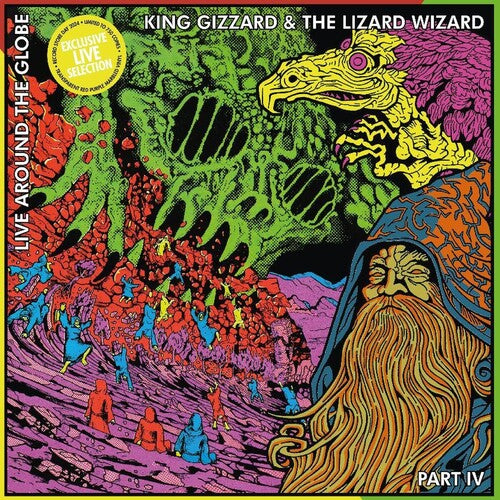 King Gizzard & The Lizard Wizard – Live Around the Globe – Part IV (Transparent Red/Purple Marble Colored Vinyl) - Pale Blue Dot Records