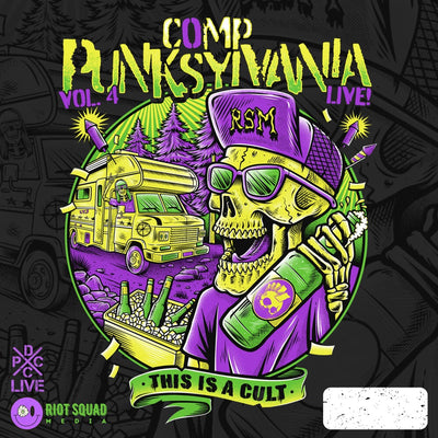 the album cover for Camp Punksylvania Vol. 4 Live / Various - Camp Punksylvania Vol. 4 Live / Various