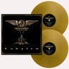 the album cover for Dirkschneider & The Old Gang - Babylon [Opaque Gold Vinyl]