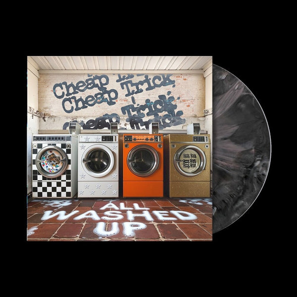 the album cover for Cheap Trick - All Washed Up [Graphite Marble LP]