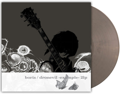 the album cover for Boris - Dronevil -Example- (20th Anniversary Reissue) [Gun Metal Grey Marble]