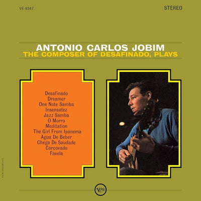 the album cover for Antonio JobimCarlos - Composer Of Desafinado, Plays (Verve Vault Series)