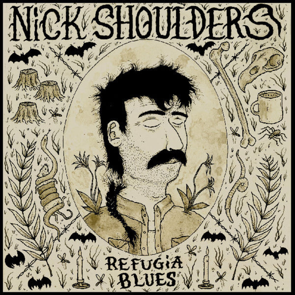 the album cover for Nick Shoulders - Refugia Blues (Ofgv)