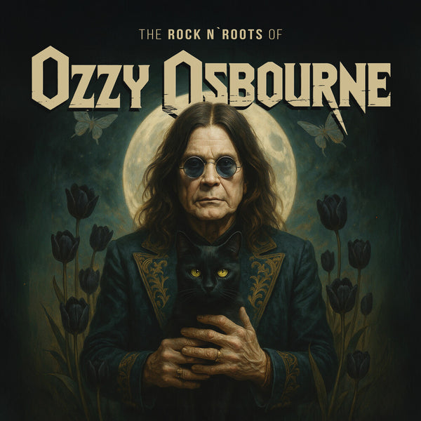 the album cover for Ozzy Osbourne - Rock N' Roots Of
