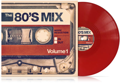 the album cover for 80s Mix Vol 1 / Various - Red Transparent Vinyl - 80s Mix Vol 1 / Various - Red Transparent Vinyl