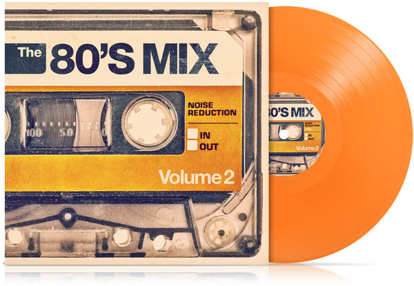 the album cover for 80s Mix Vol 2 / Various - Orange Transparent Vinyl - 80s Mix Vol 2 / Various - Orange Transparent Vinyl