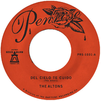 the album cover for Altons - Del Cielo Te Cuido / Perdoname