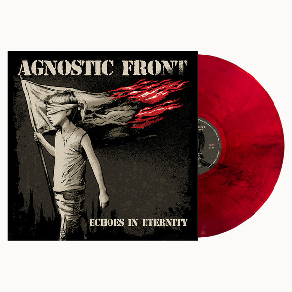 the album cover for Agnostic Front - Echoes Of Eternity [Blood Moon RedLP]