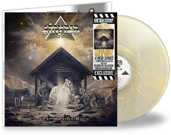 the album cover for Stryper - Greatest Gift Of All [180 Gram Colored Vinyl]