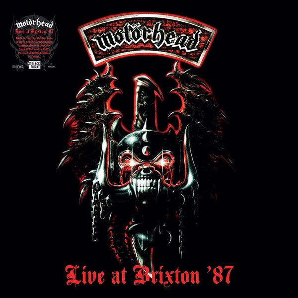 the album cover for Motörhead - Live At Brixton '87 [RSD Black Friday 2025]