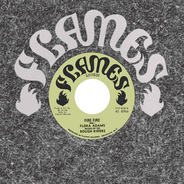 the album cover for Flora Adams - Fire Fire