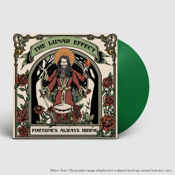 the album cover for Lunar Effect - Fortune's Always Hiding [Clear Vinyl] (Grn) [Limited Edition]