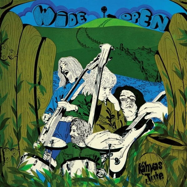 the album cover for Kahvas Jute - Wide Open