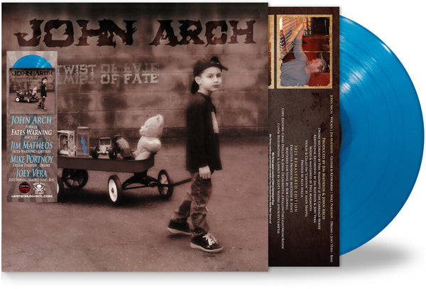the album cover for John Arch - Twist Of Fate (45 Rpm) - Turquoise [Colored Vinyl]