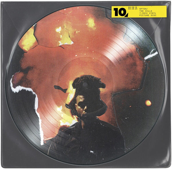 the album cover for The Weeknd - Often / The Hills [Picture Disc 7" Single]