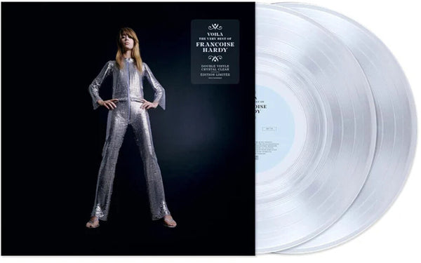 the album cover for Hardy, Francoise - Voila: The Very Best Of - Limited Crystal Clear Vinyl