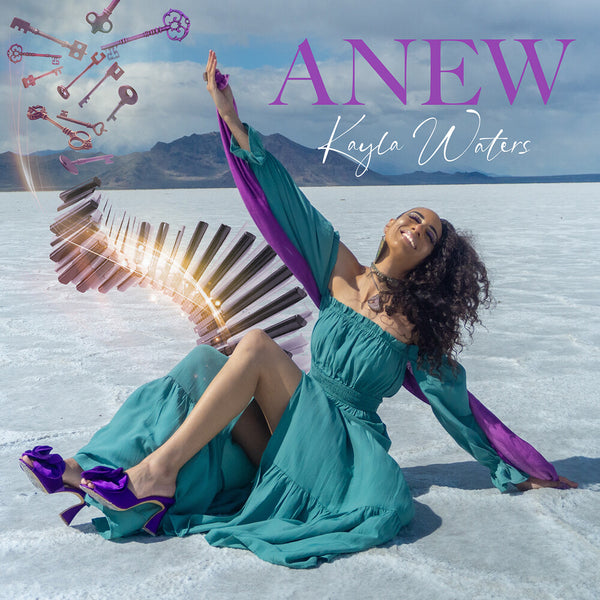 the album cover for Kayla Waters - Anew