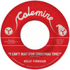 the album cover for Kelly Finnigan - Can't Wait (For Christmas Time) [Colored Vinyl] (Wht)