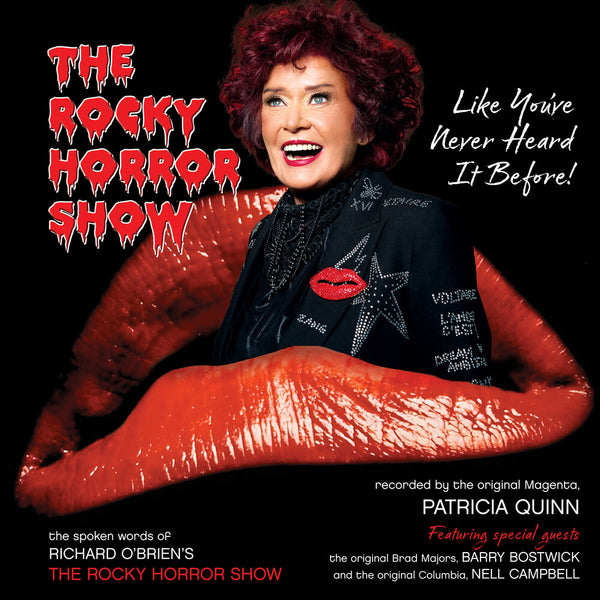 the album cover for Patricia Quinn - Rocky Horror Show Like You've Never Heard It [Red]