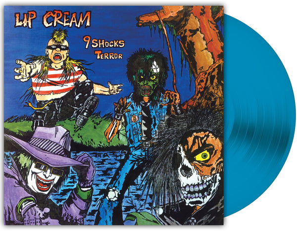 the album cover for Lip Cream - 9 Shocks Terror [Royal Blue]