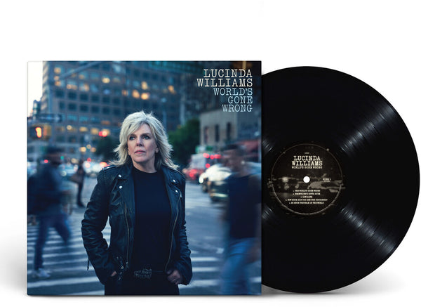 the album cover for Lucinda Williams - World's Gone Wrong