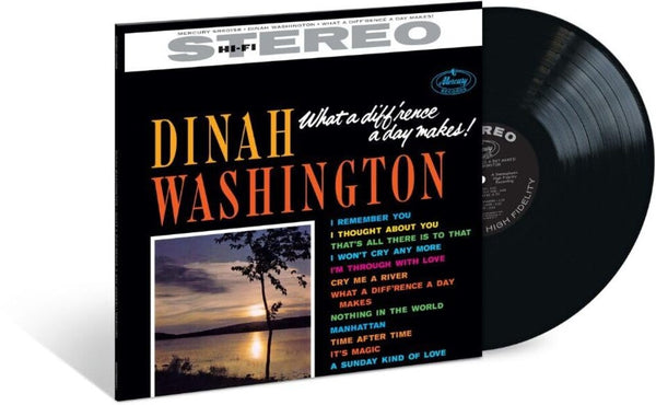 the album cover for Dinah Washington - What A Diff'rence A Day Makes (Verve Vault Series)