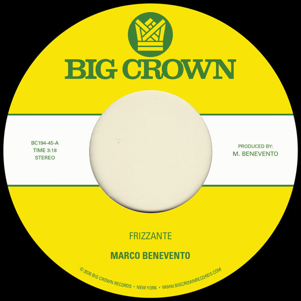 the album cover for Marco Benevento - Frizzante B/W Turandot