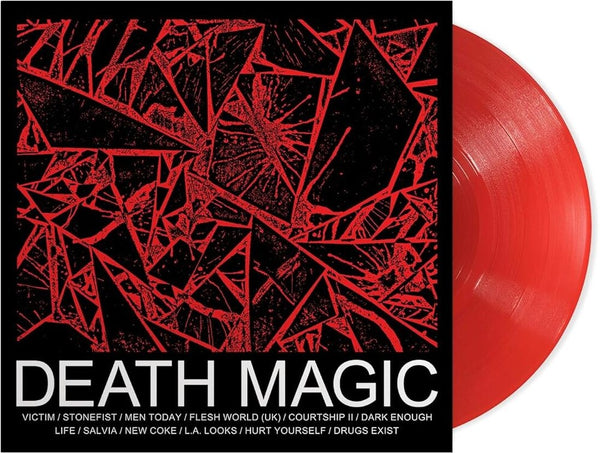 the album cover for Health - Death Magic (10th Anniversary Edition) [Limited Edition Translucent Ruby Vinyl]