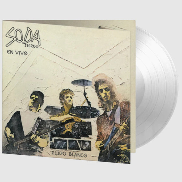 the album cover for Soda Stereo - Ruido Blanco: En Vivo [Clear Vinyl] [Limited Edition] [180 Gram] (Hol)
