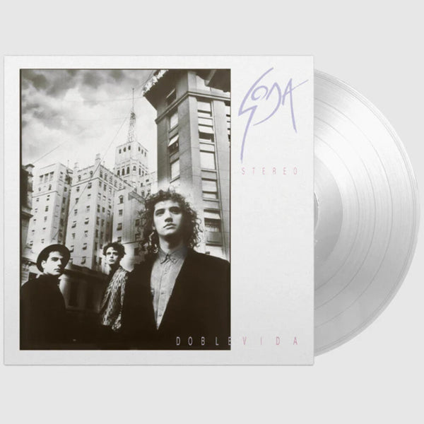 the album cover for Soda Stereo - Doble Vida [Clear Vinyl] [Limited Edition] [180 Gram] (Hol)