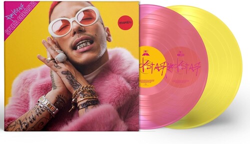 Sfera Ebbasta - Rockstar ($Elebration) - Pink & Yellow Vinyl (Pnk) - Pale Blue Dot Records