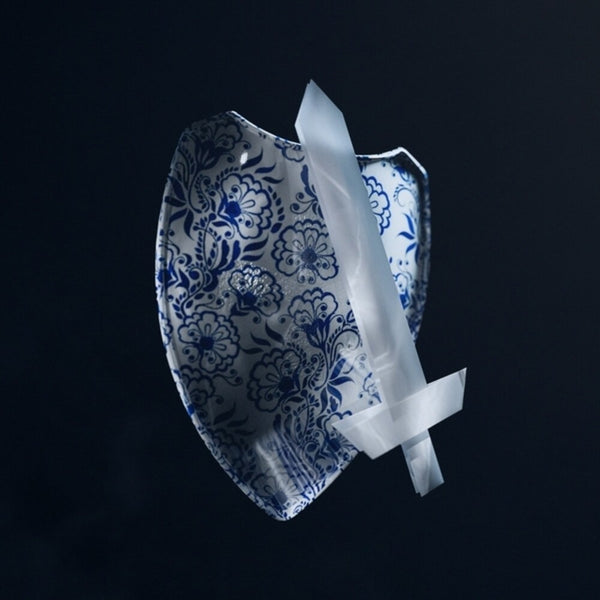 the album cover for Sue, Mary / Clementi Sound Appreciation Club - Porcelain Shield, Paper Sword