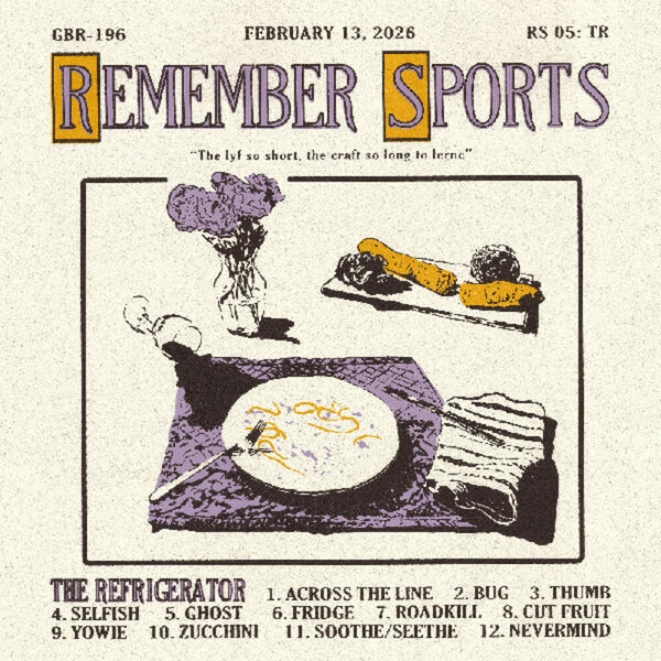 the album cover for Remember Sports - Refrigerator [Indie Exclusive Cream]