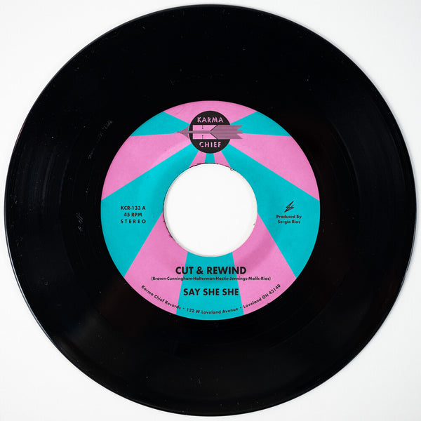 the album cover for Say She She - Cut & Rewind / Disco Life