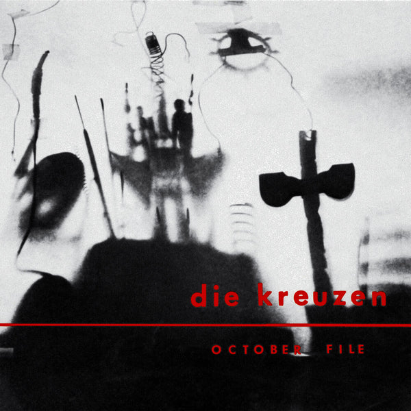the album cover for Die Kreuzen - October File - Blue (Blk) (Blue) [Colored Vinyl] [Clear Vinyl]