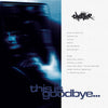 the album cover for Chamber - this is goodbye... [White with Magenta and Blue Dot Splatter]