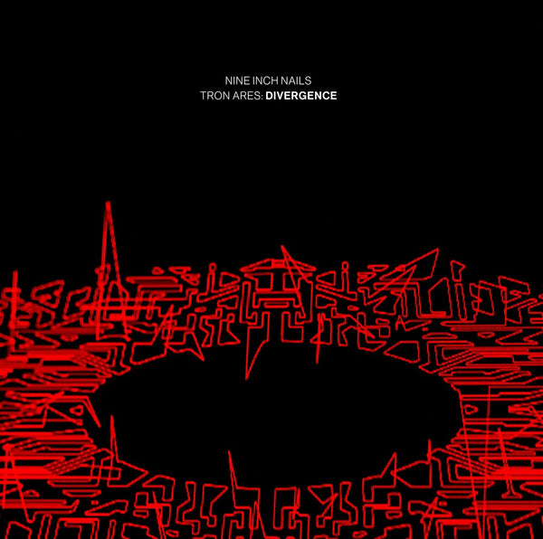 the album cover for Nine Inch Nails - Tron Ares: Divergence