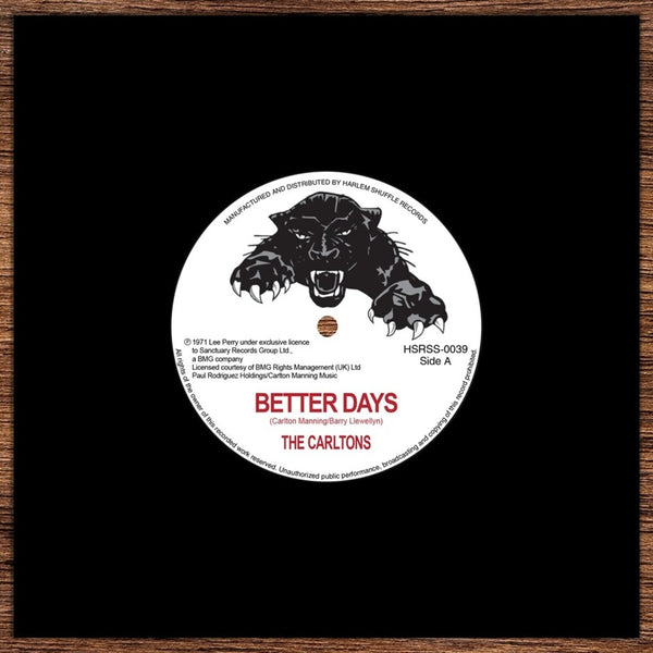 the album cover for Carltons / Lee Perry - Better Days / Station Underground News [Reissue]
