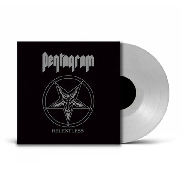 the album cover for Pentagram - Relentless - UK Exclusive Clear Vinyl