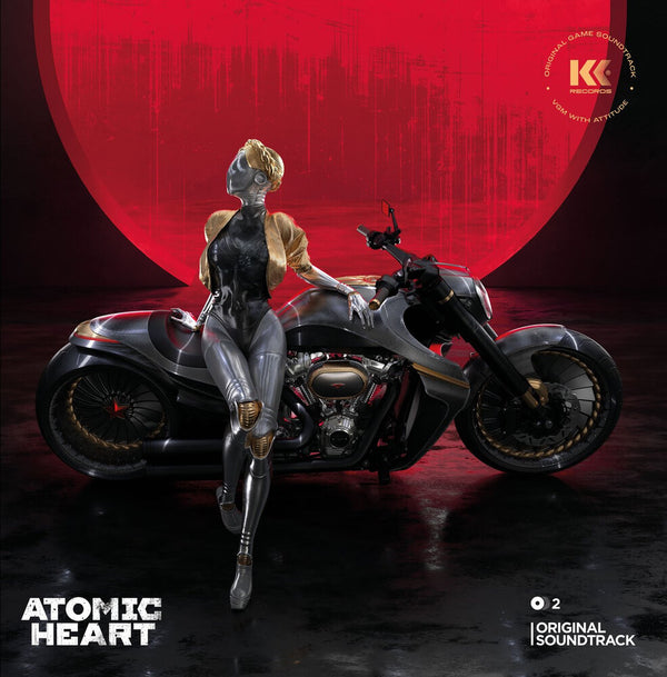 the album cover for Atomic Heart - O.S.T. (Blk) (Colv) (Red) - Atomic Heart - O.S.T. (Blk) [Colored Vinyl] (Red)