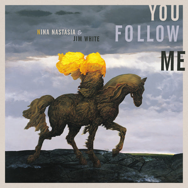 the album cover for Nina Nastasia  / White,Jim - You Follow Me - Yellow [Colored Vinyl] (Ylw)