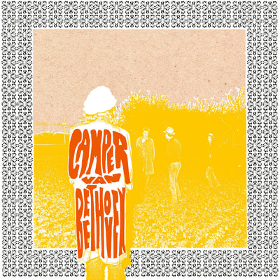 the album cover for Camper Van Beethoven - Telephone Free Landslide Victory [Mustard Yellow]