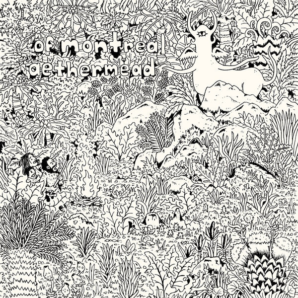 the album cover for Of Montreal - Aethermead [Clear Vinyl] (Gate) [Download Included]