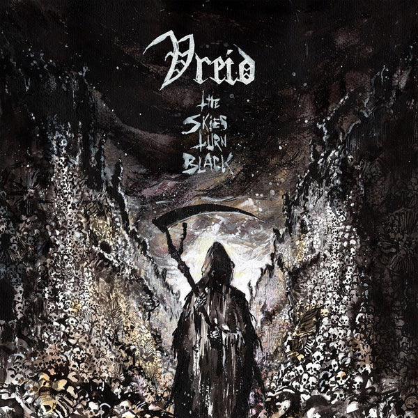 the album cover for Vreid - Skies Turn Black (Blk) [Colored Vinyl] (Gol)