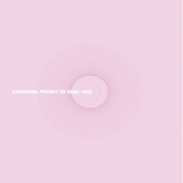 the album cover for Jetenderpaul - Presents The Modal Lines - Pink Splatter [Colored Vinyl]