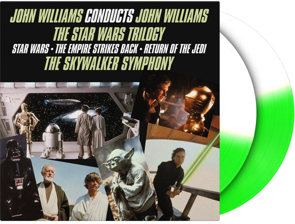 the album cover for Williams, John - John Williams Conducts John Williams: The Star Wars Trilogy