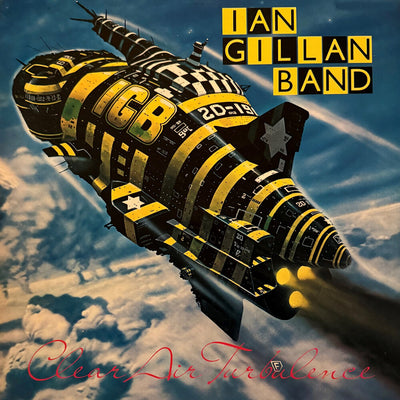 the album cover for Ian GillanBand - Clear Air Turbulence (Blue) [Clear Vinyl] (Aniv)
